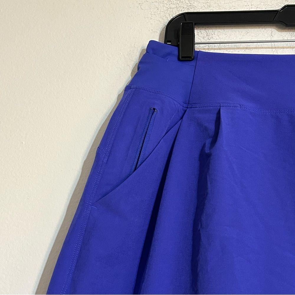 Athleta Fairway Golf Shorts Lazurite Blue Size 12 Tall - Picture 3 of 10
